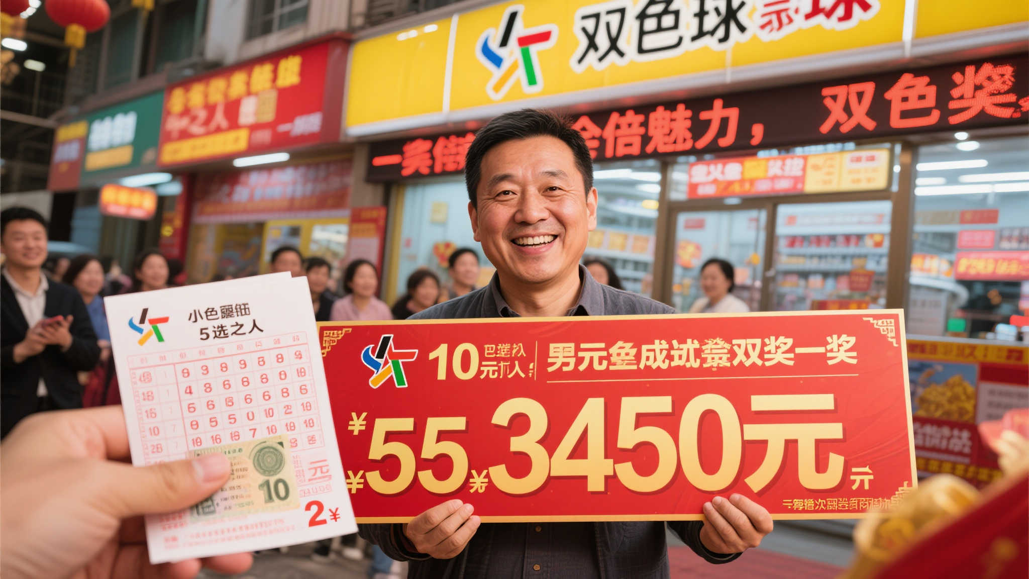 10元5倍投注，双色球3450万大奖得主震惊不已！