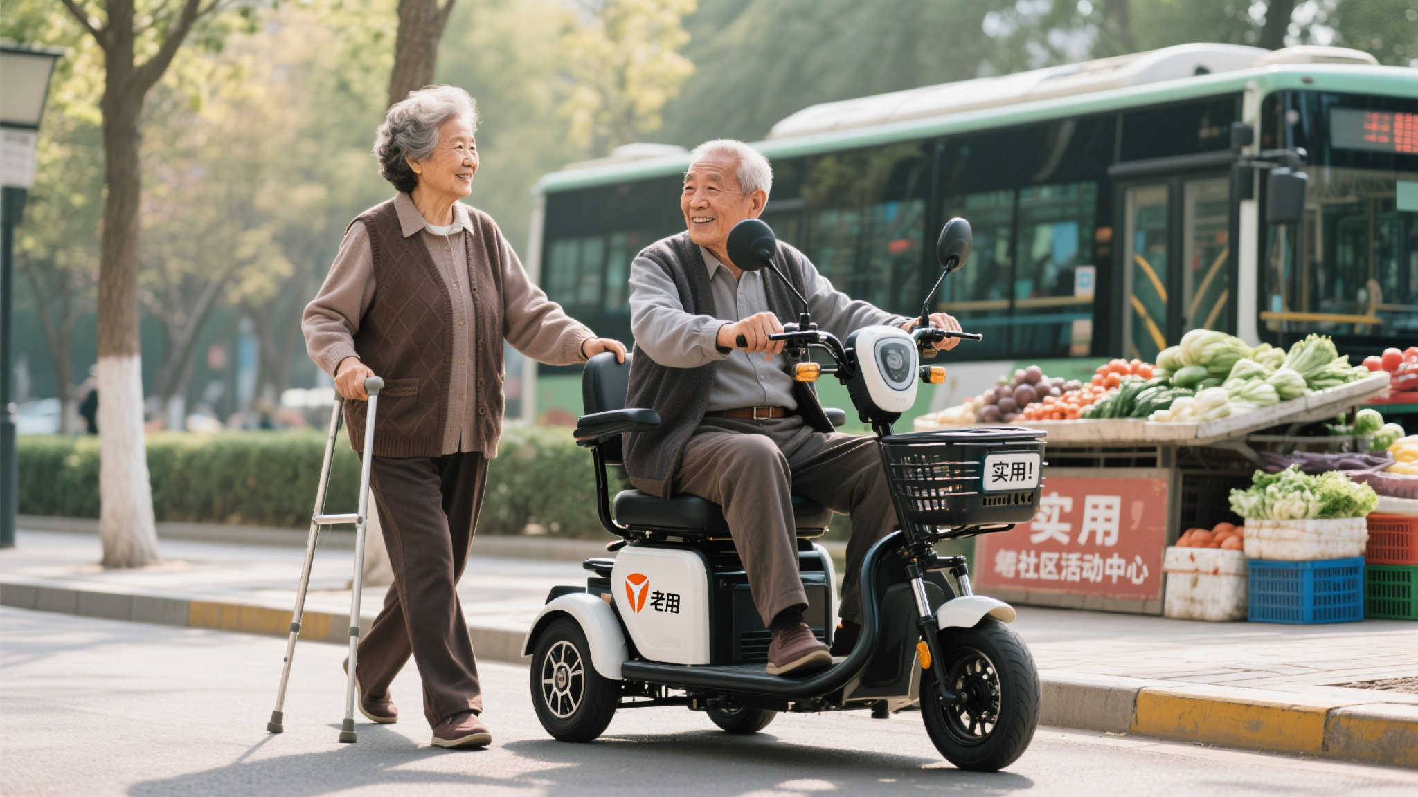 退休大爷喜中1000万彩票 第一时间为老伴购置老年车 退休大爷喜中1000万彩票 第一时间为老伴购置老年车